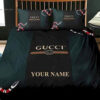 Custom Snake Gucci Green Symbol Full Print Bedding Set