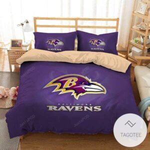 Customize Baltimore Ravens Bedding Set Duvet Cover