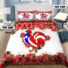Customize Name Rooster Puerto Rico Bedding Set