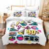 Cute 90 Duvet Cover and Pillowcase Set Bedding Set