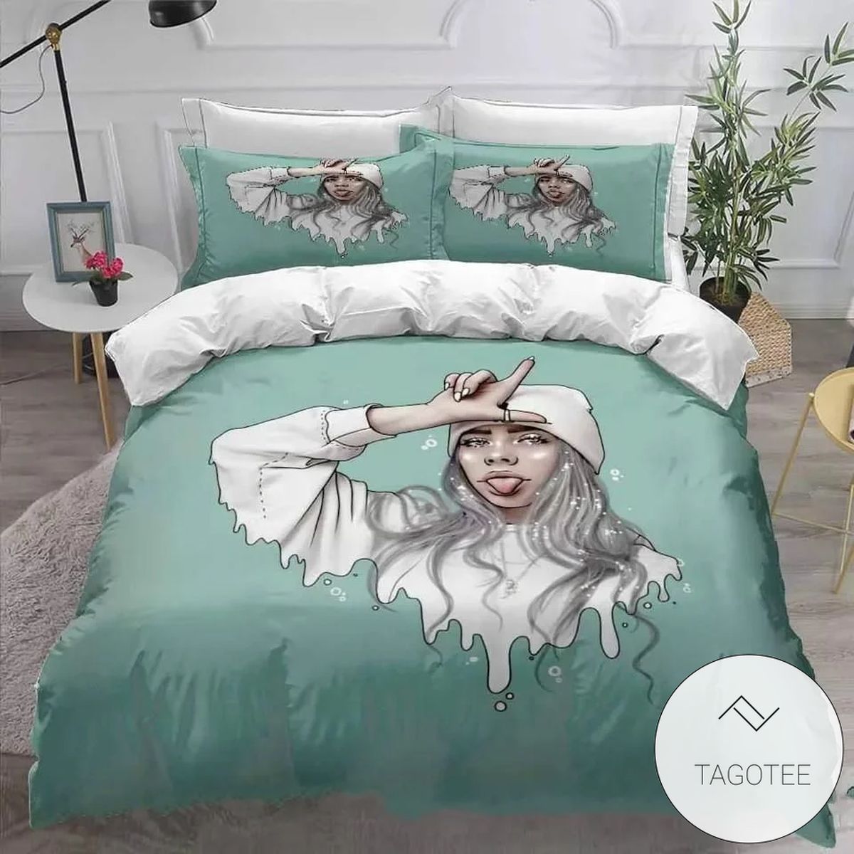 Cute Billie Eilish Bellyache Bedding Set Cute Billie Eilish Bellyache Bedding Set