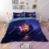 Cute Cat And Pumpkin Halloween Full Printing Bedding Set