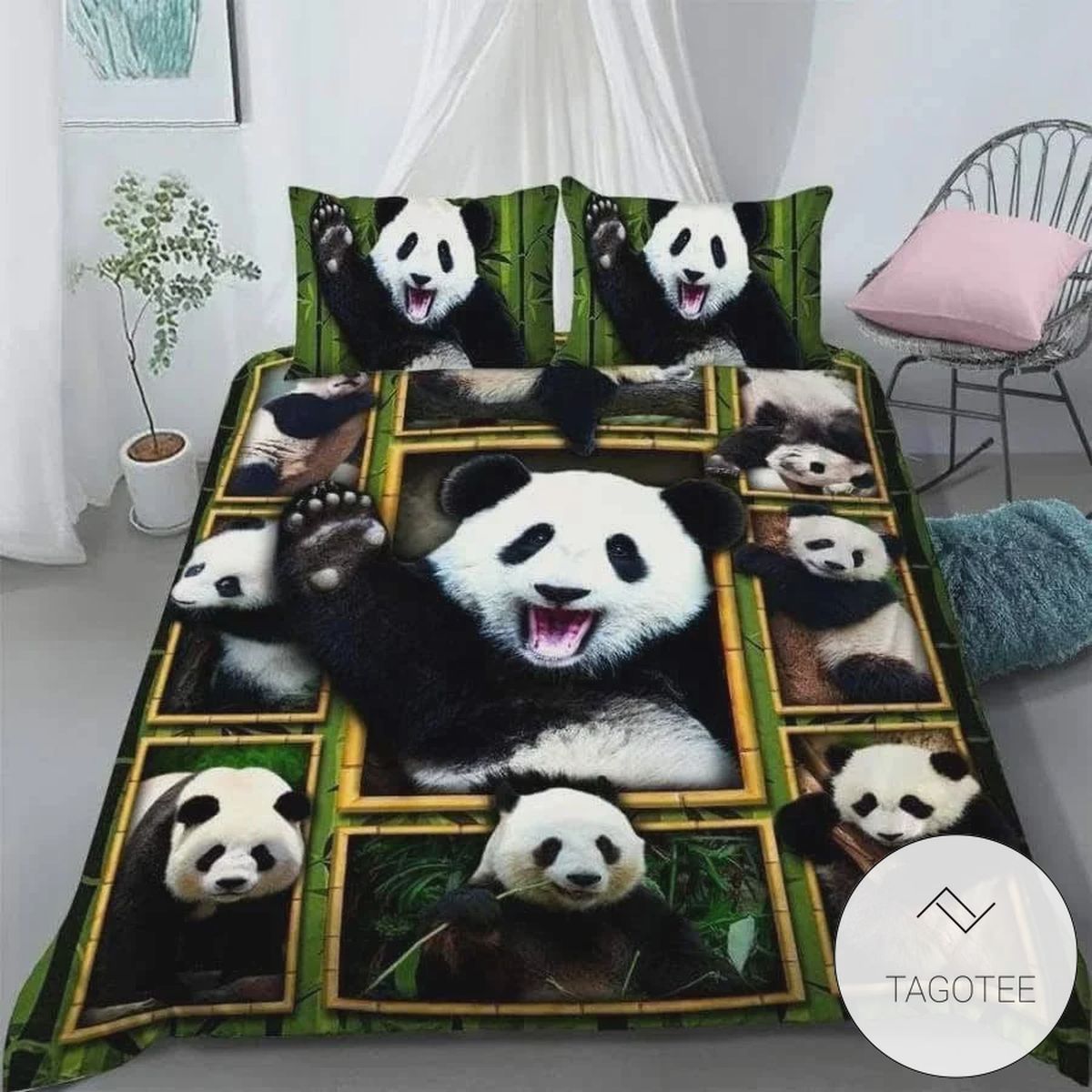 Cute Panda Bedding Set (Duvet Cover & Pillow Cases) Cute Panda Bedding Set (Duvet Cover & Pillow Cases)