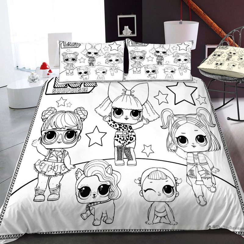 Cute Pink L O L Surprise Duvet Cover and Pillowcase Set Bedding Set 53 Cute Pink L O L Surprise Duvet Cover and Pillowcase Set Bedding Set 53