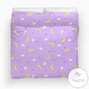 Cute Pink Sailor Moon Usagi Duvet Cover Bedding Set