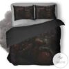 Cybepunk Motorbiker Girl Rain Digital Duvet Cover Bedding Set