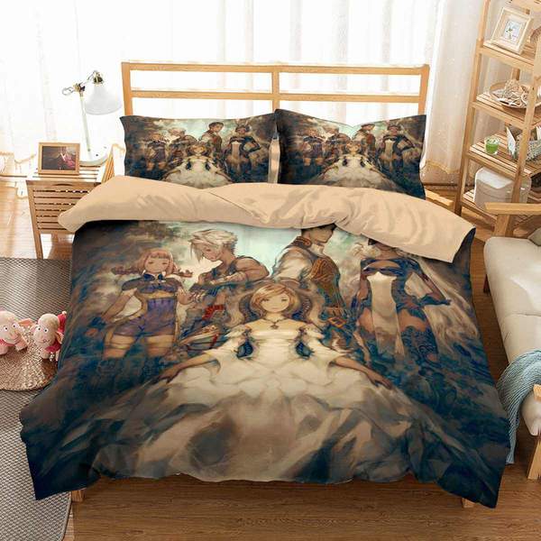 D ize Final Fantasy Duvet Cover and Pillowcase Set Bedding Set D ize Final Fantasy Duvet Cover and Pillowcase Set Bedding Set