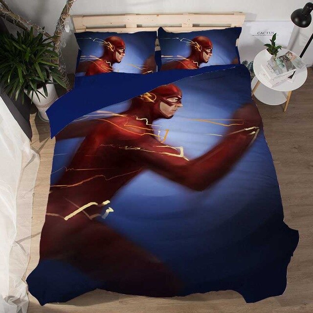 DC Comics Flash 2212 Duvet Cover and Pillowcase Set Bedding Set DC Comics Flash 2212 Duvet Cover and Pillowcase Set Bedding Set