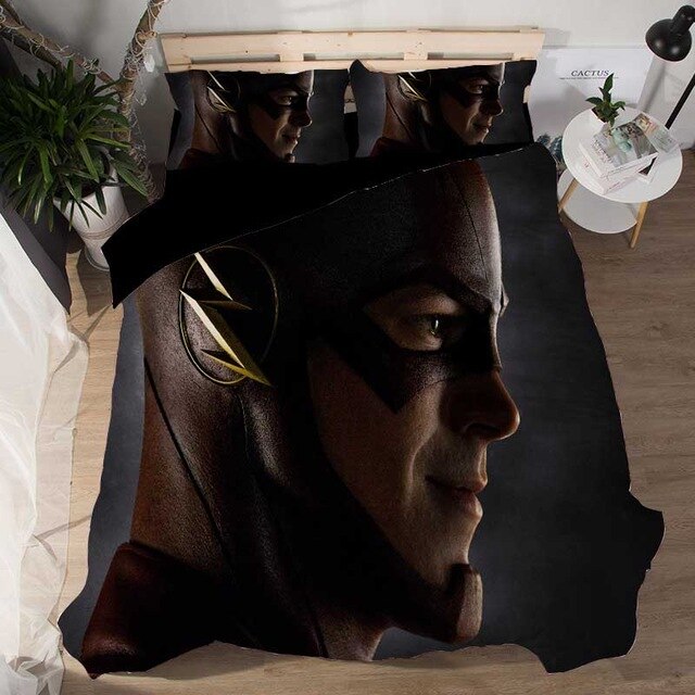 DC Comics Flash 2217 Duvet Cover and Pillowcase Set Bedding Set DC Comics Flash 2217 Duvet Cover and Pillowcase Set Bedding Set