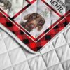 Dachshund Through The Snow Quilt Bedding Set