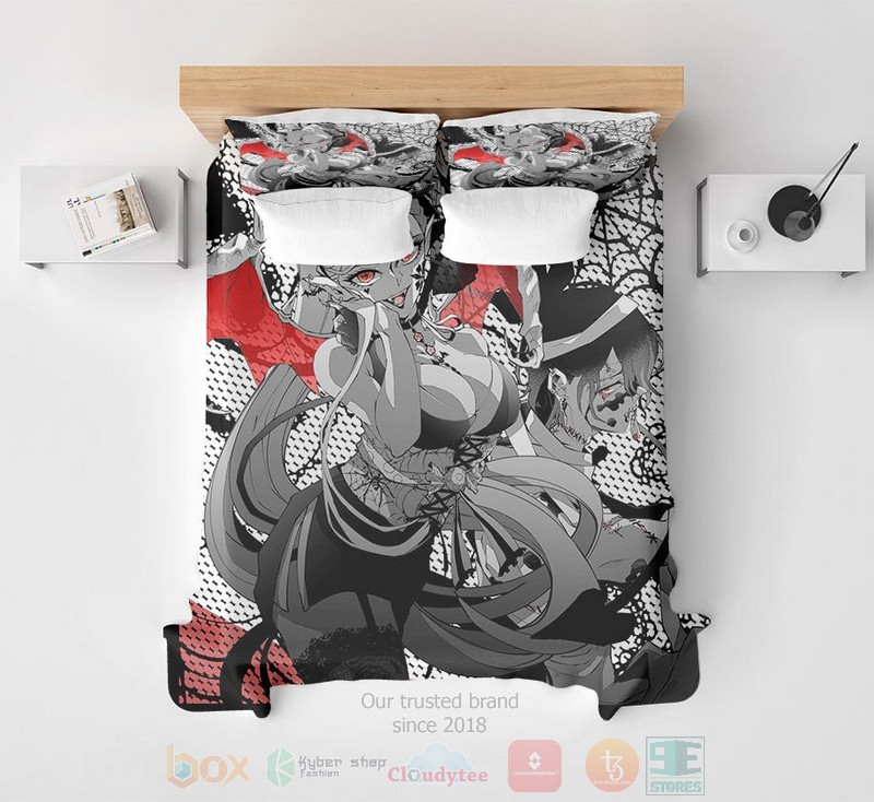 Daki-Demon-Web-Art-Microfiber-Demon-Slayer-Kimetsu-No-Yaiba-Bedding-Set-2