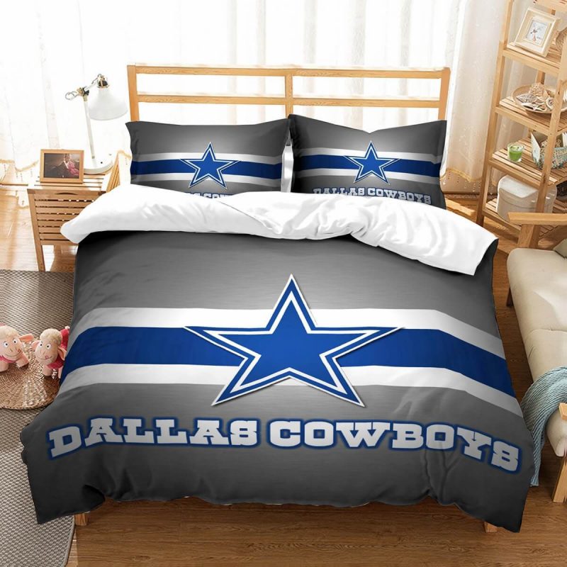 Dallas Cowboys Duvet Cover and Pillowcase Set Bedding Set 672 Dallas Cowboys Duvet Cover and Pillowcase Set Bedding Set 672