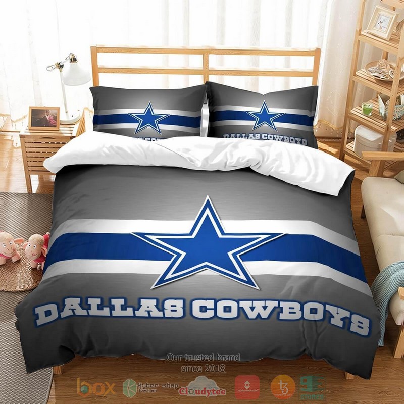 Dallas Cowboys Nfl Grey Bedding Set Dallas Cowboys Nfl Grey Bedding Set