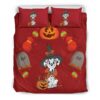 Dalmatian Halloween Duvet Cover and Pillowcase Set Bedding Set 929