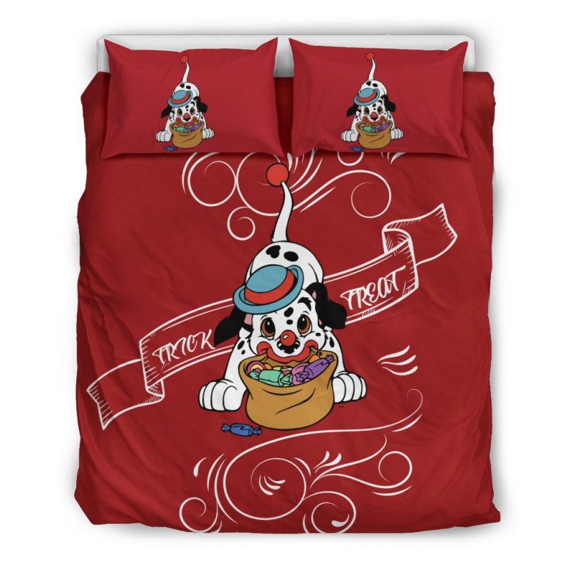Dalmatian Trick Or Treat Duvet Cover and Pillowcase Set Bedding Set Dalmatian Trick Or Treat Duvet Cover and Pillowcase Set Bedding Set