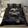 Dark Skull Screaming All Over Print Bedding Set