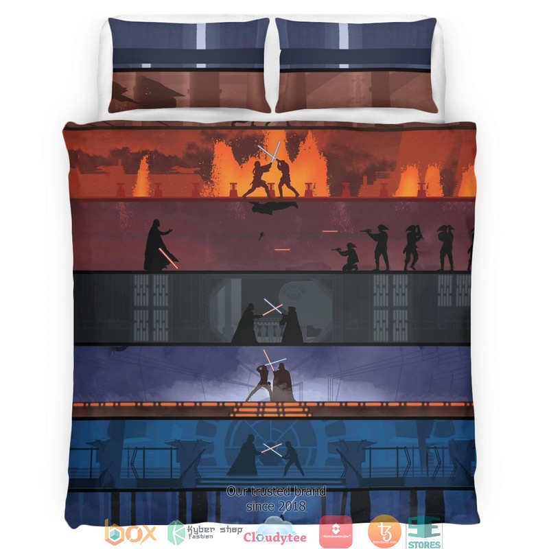 Darth Vader Attacks The Rebel Alliance Bedding Set Darth Vader Attacks The Rebel Alliance Bedding Set