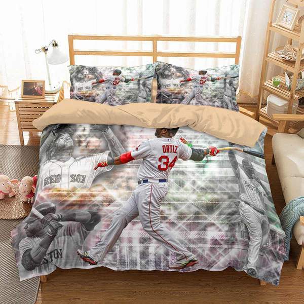David Ortiz Duvet Cover and Pillowcase Set Bedding Set David Ortiz Duvet Cover and Pillowcase Set Bedding Set