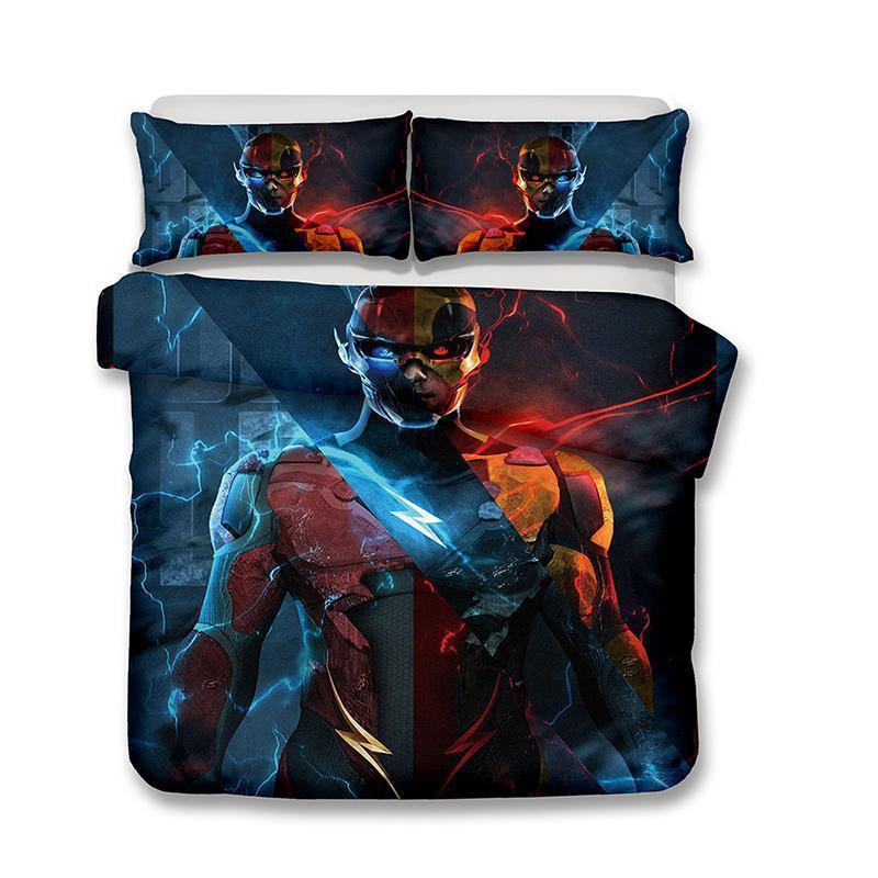 Dc Barry Allen The Flash 1 Duvet Cover and Pillowcase Set Bedding Set Dc Barry Allen The Flash 1 Duvet Cover and Pillowcase Set Bedding Set