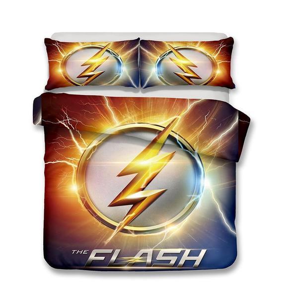 Dc The Flas Duvet Cover and Pillowcase Set Bedding Set Dc The Flas Duvet Cover and Pillowcase Set Bedding Set