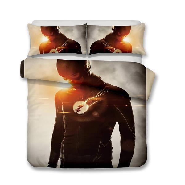 Dc The Flash Duvet Cover and Pillowcase Set Bedding Set Dc The Flash Duvet Cover and Pillowcase Set Bedding Set