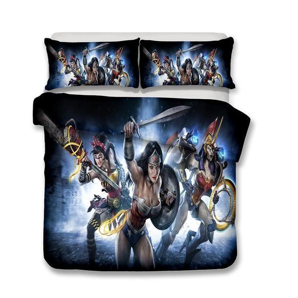 Dc Wonder Woman Duvet Cover and Pillowcase Set Bedding Set Dc Wonder Woman Duvet Cover and Pillowcase Set Bedding Set