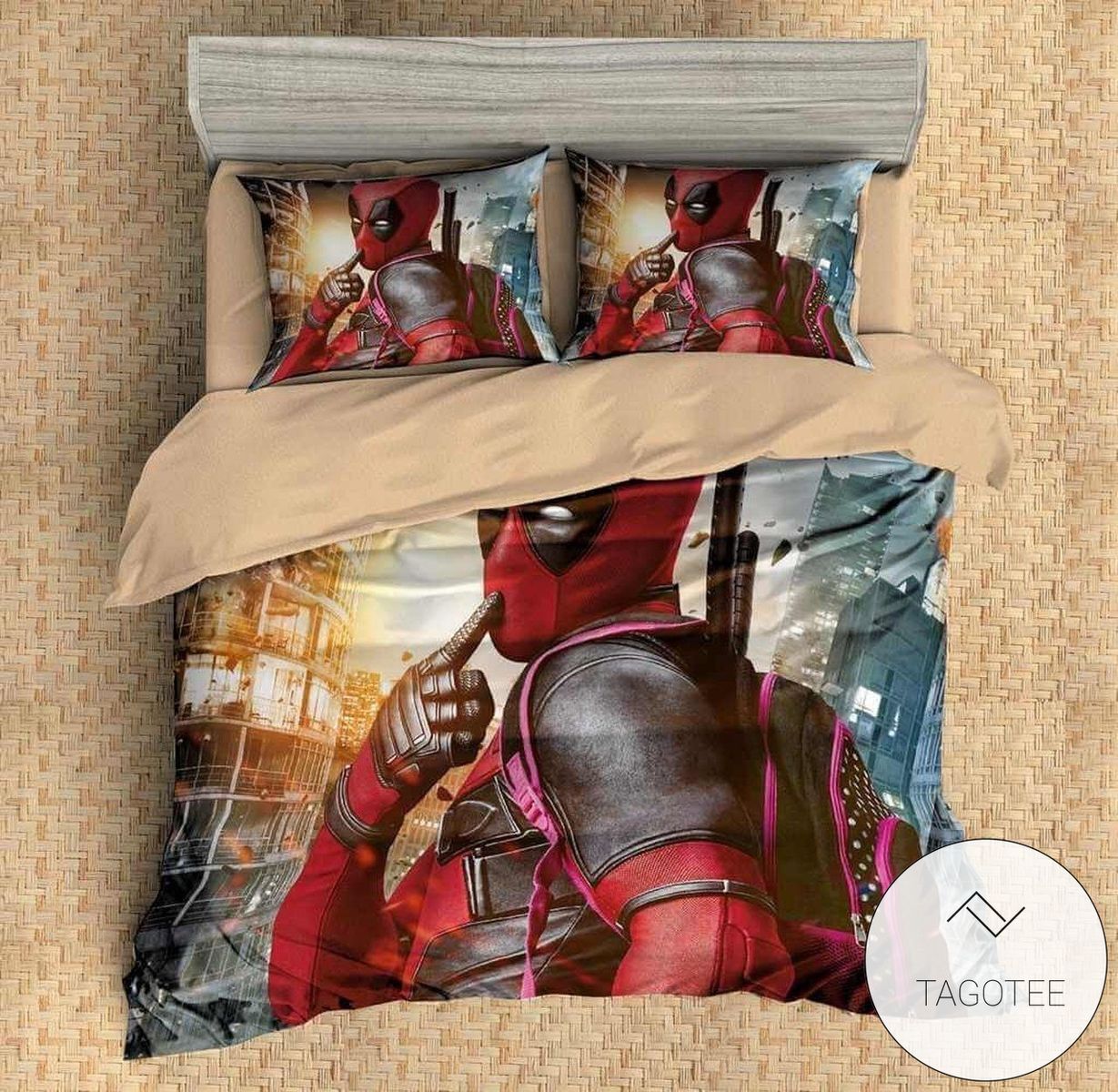 Deadpool 3Pcs Duvet Cover Set Bedding Set Flat Sheet Pillowcases Bedlinen Deadpool 3Pcs Duvet Cover Set Bedding Set Flat Sheet Pillowcases Bedlinen