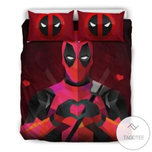Deadpool Avengers Geometric Illustration Bedding Set (Duvet Cover & Pillow Cases)