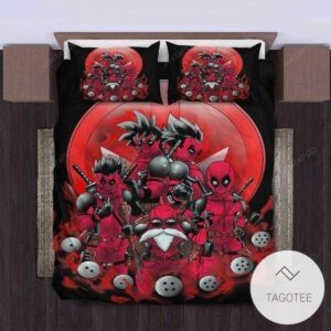 Deadpool Dragon Ball Funny Bedding Set