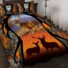 Deer Hunter Camouflage All Over Printed Bedding Set