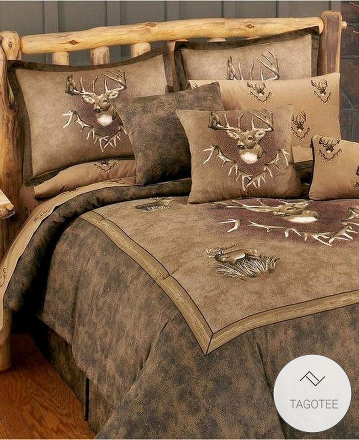 Deer Ridge Trading Whitetail Duvet Cover Bedding Set- Deer Ridge Trading Whitetail Duvet Cover Bedding Set-