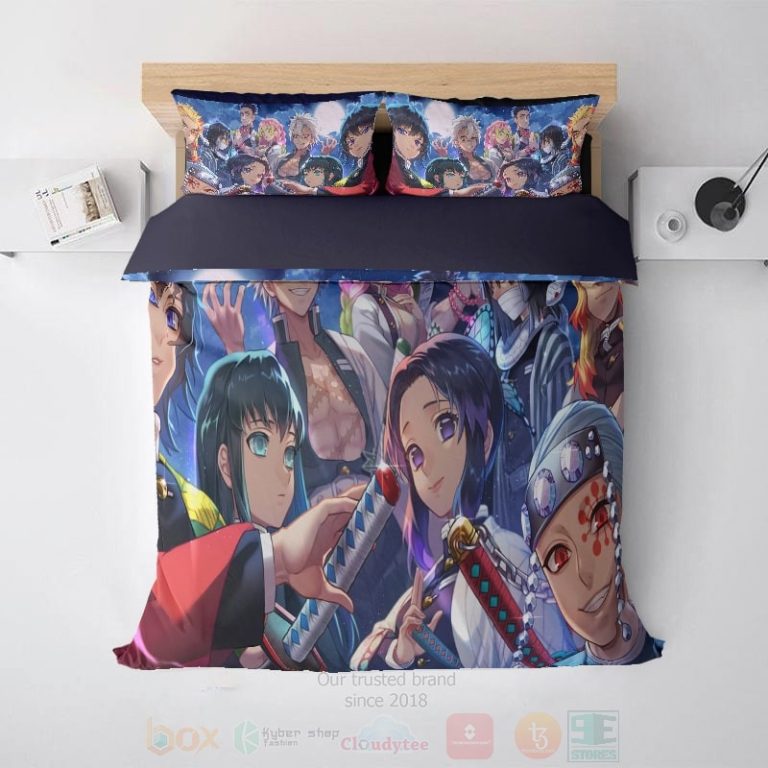Demon-Slayer-All-Hashiras-Embossed-Kimetsu-No-Yaiba-Bedding-Set-1