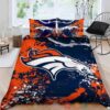 Denver Broncos Nfl Logo Bedding Set