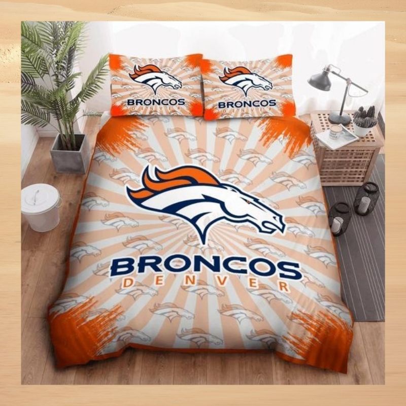 Denver Broncos Quilt Bedding Set Denver Broncos Quilt Bedding Set