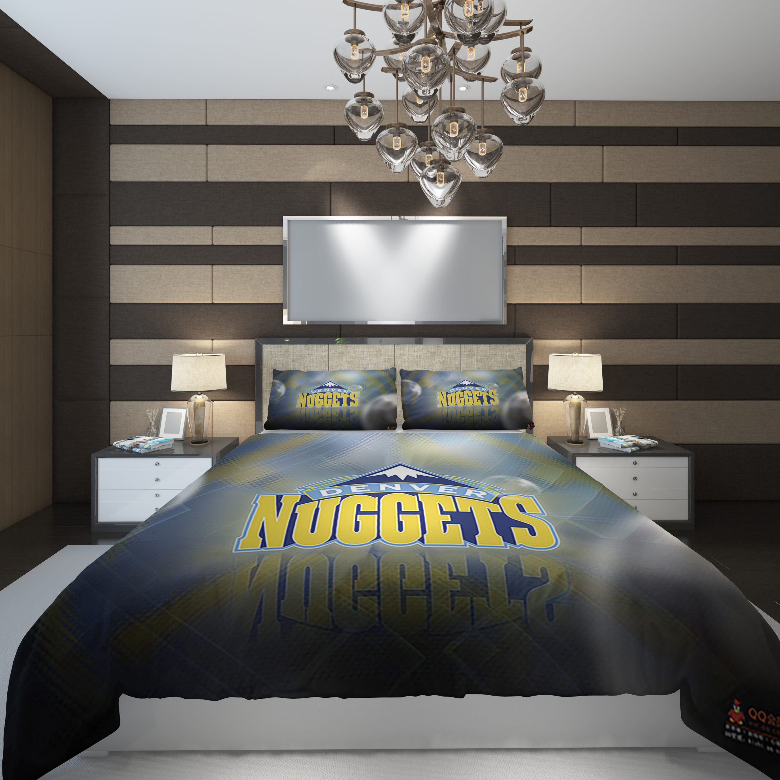 Denver Nuggets 2 NBA Basketball ize Duvet Cover and Pillowcase Set Bedding Set Denver Nuggets 2 NBA Basketball ize Duvet Cover and Pillowcase Set Bedding Set