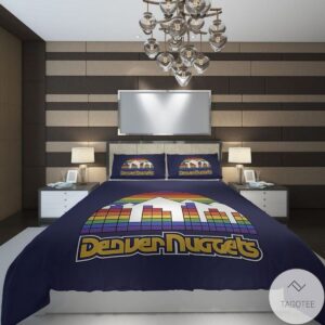 Denver Nuggets Basketball Bedding Set