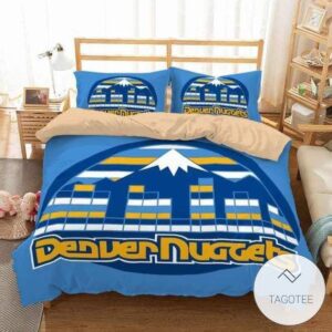 Denver Nuggets Duvet Cover Bedding Set