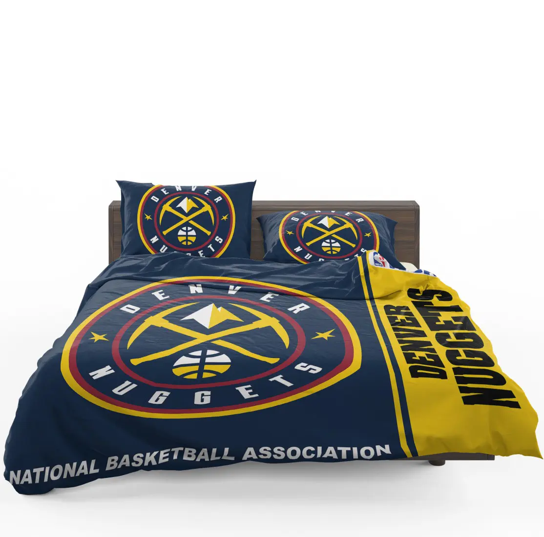 Denver Nuggets NBA Basketball Bedding Set Denver Nuggets NBA Basketball Bedding Set