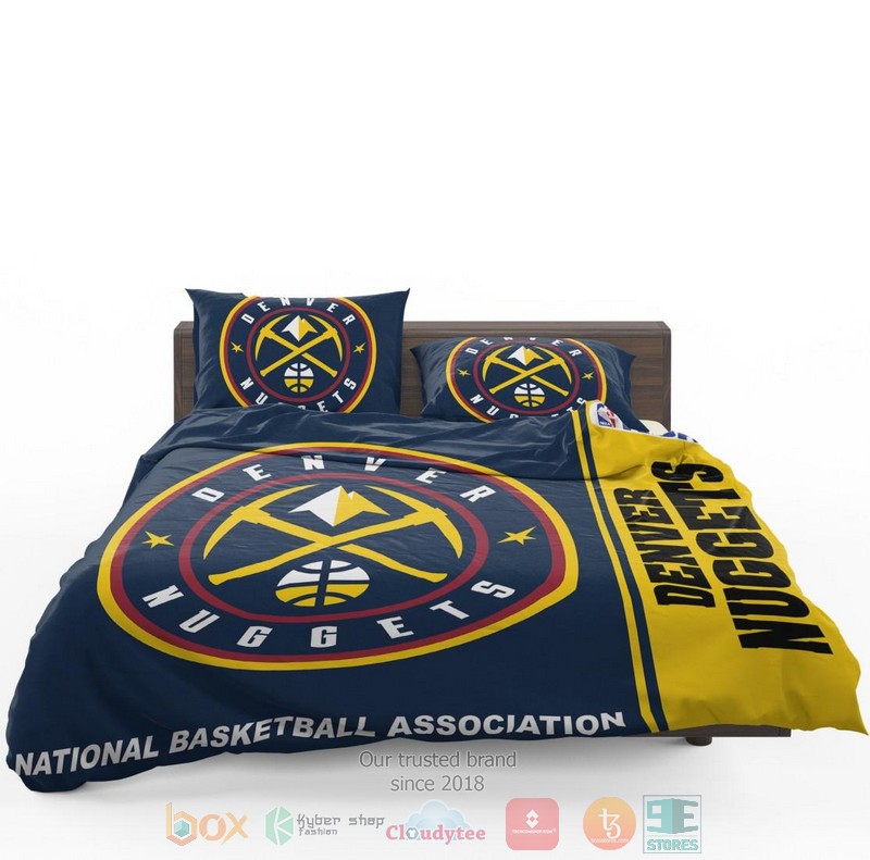 Denver Nuggets Nba Basketball Bedding Set Denver Nuggets Nba Basketball Bedding Set