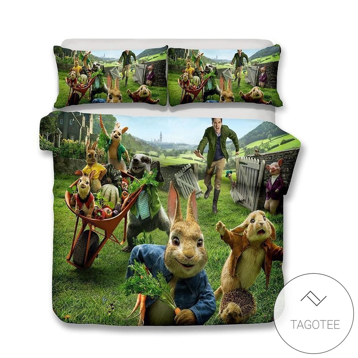 Design Peter Rabbit Bedding Set (Duvet Cover & Pillow Cases) Design Peter Rabbit Bedding Set (Duvet Cover & Pillow Cases)