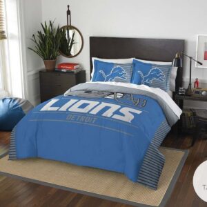 Detroit Lions Bedding Set (Duvet Cover & Pillow Cases)