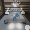 Detroit Lions Logo Printed Bedding Set