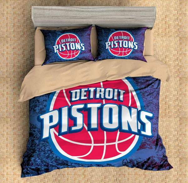 Detroit Pistons Duvet Cover and Pillowcase Set Bedding Set Detroit Pistons Duvet Cover and Pillowcase Set Bedding Set