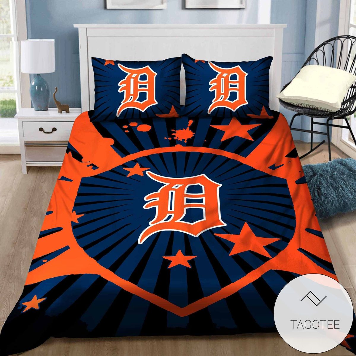 Detroit Tigers Bedding Set Sleepy (Duvet Cover & Pillow Cases)- Detroit Tigers Bedding Set Sleepy (Duvet Cover & Pillow Cases)-