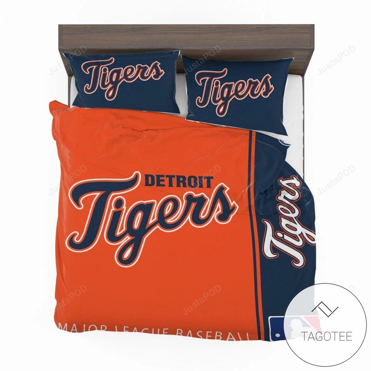 Detroit Tigers Mlb Baseball American League Bedding Set Duvet Cover- Detroit Tigers Mlb Baseball American League Bedding Set Duvet Cover-
