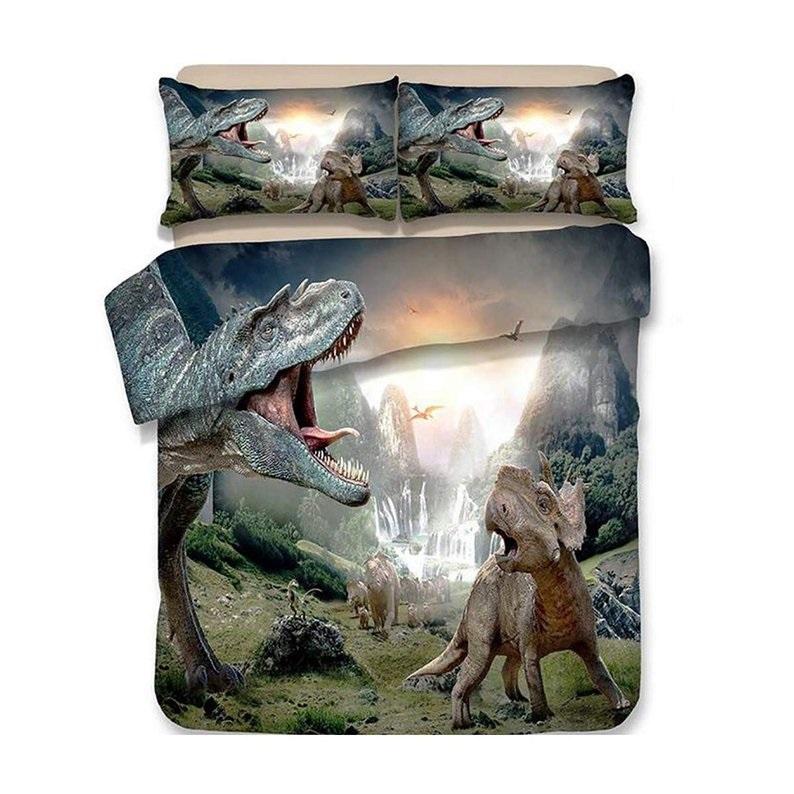 Dinosaurs 2 Duvet Cover and Pillowcase Set Bedding Set 305 Dinosaurs 2 Duvet Cover and Pillowcase Set Bedding Set 305