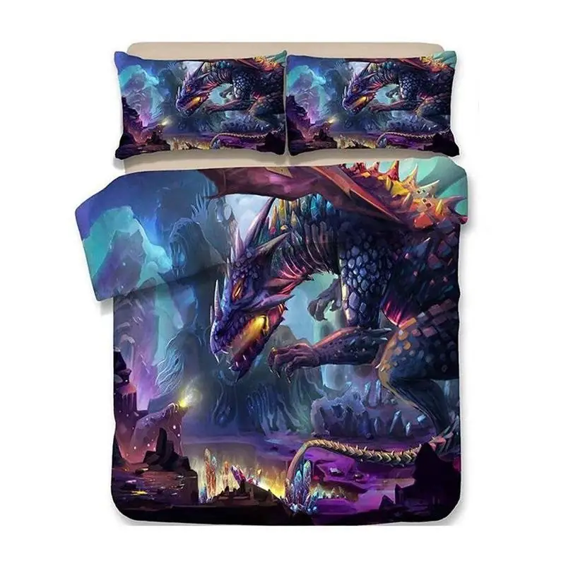 Dinosaurs 3 Duvet Cover and Pillowcase Set Bedding Set Dinosaurs 3 Duvet Cover and Pillowcase Set Bedding Set