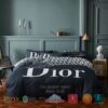 Dior Black Bedding Set