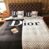 Dior Black White Duvet Cover Bedding Set