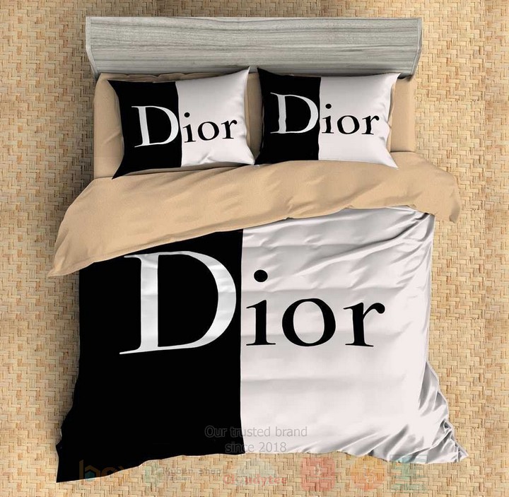 Dior Black-White Inspired Bedding Set Dior Black-White Inspired Bedding Set
